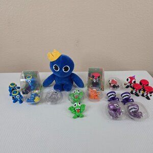 Rainbow Friends Collectible Figures Plush Lot 19 Roblox Minifigs